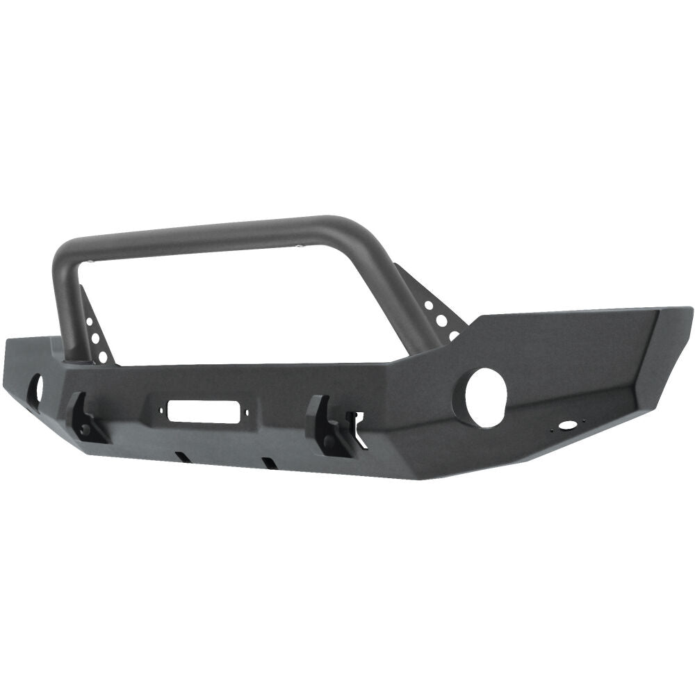 Westin WJ2 Full Width Front Bumper with Bull Bar Textured Black  2018- 2023 Jeep Wrangler JL